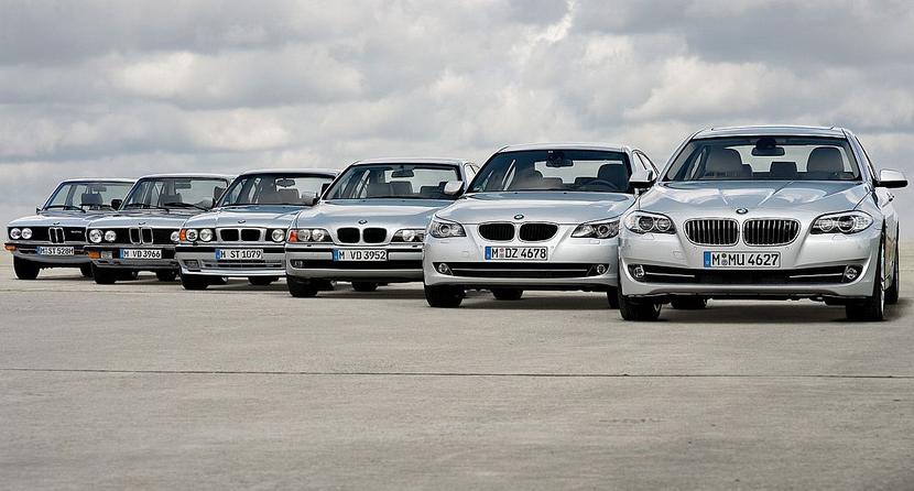 Wszystkie generacje BMW 5 (fot. BMW) Wszystkie generacje BMW 5 (fot. BMW)