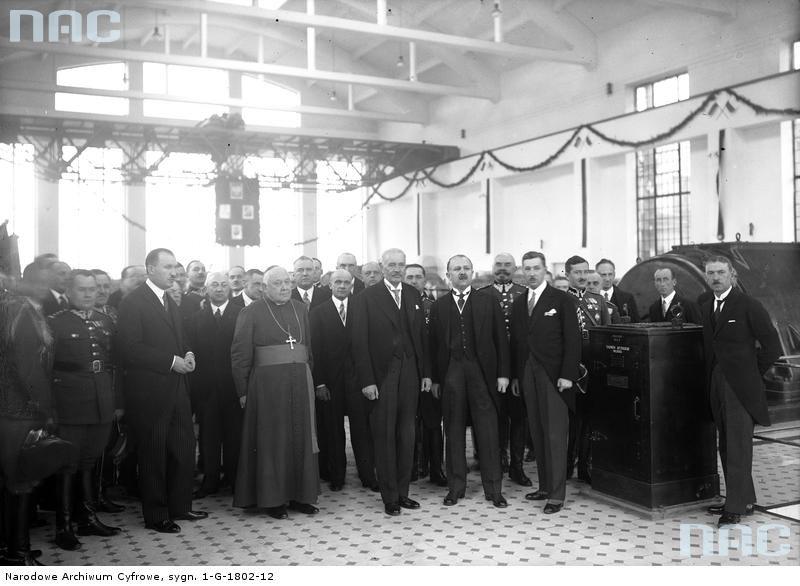 Otwarcie zakładów w Mościcach Otwarcie zakładów w Mościcach