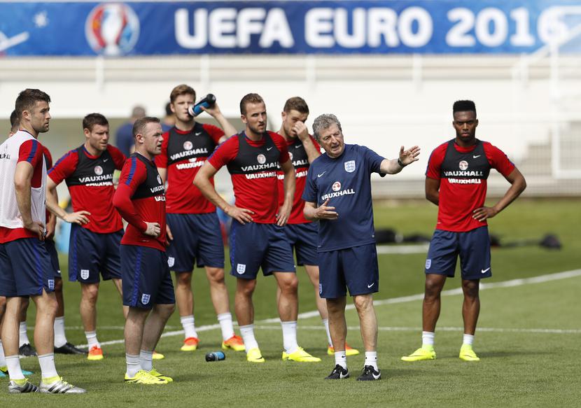 Drużyna Anglii podczas treningu w trakcie EURO 2016 Drużyna Anglii podczas treningu w trakcie EURO 2016