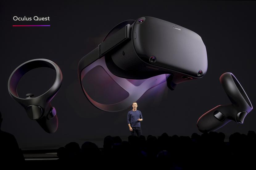Mark Zuckerberg prezentuje nowe gogle VR Mark Zuckerberg prezentuje nowe gogle VR
