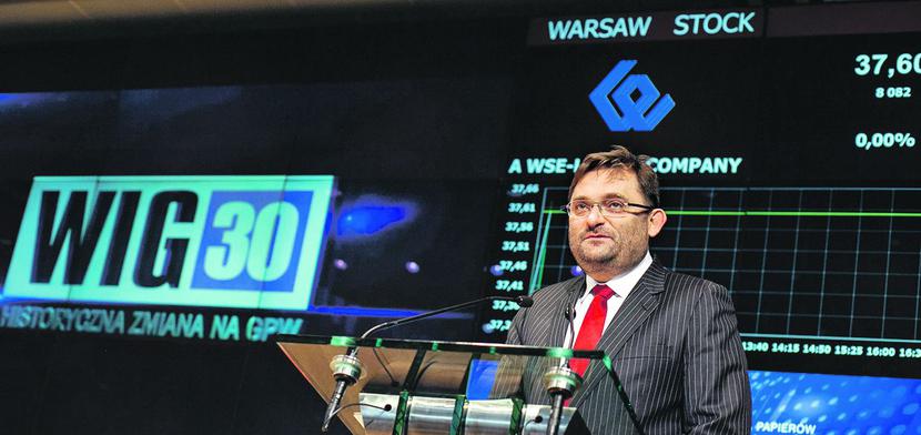 Paweł Tamborski, prezes GPW Paweł Tamborski, prezes GPW
