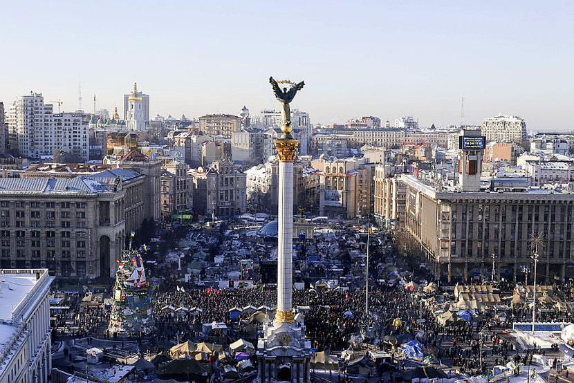 Majdan Niepodległości w Kijowie (FOT. Bloomberg) Majdan Niepodległości w Kijowie (FOT. Bloomberg)
