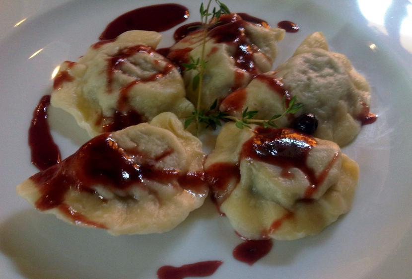 Pierogi z gęsi Pierogi z gęsi