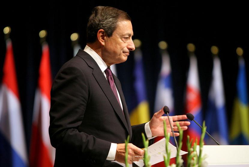 Mario Draghi, szef Europejskiego Banku Centralnego Mario Draghi, szef Europejskiego Banku Centralnego