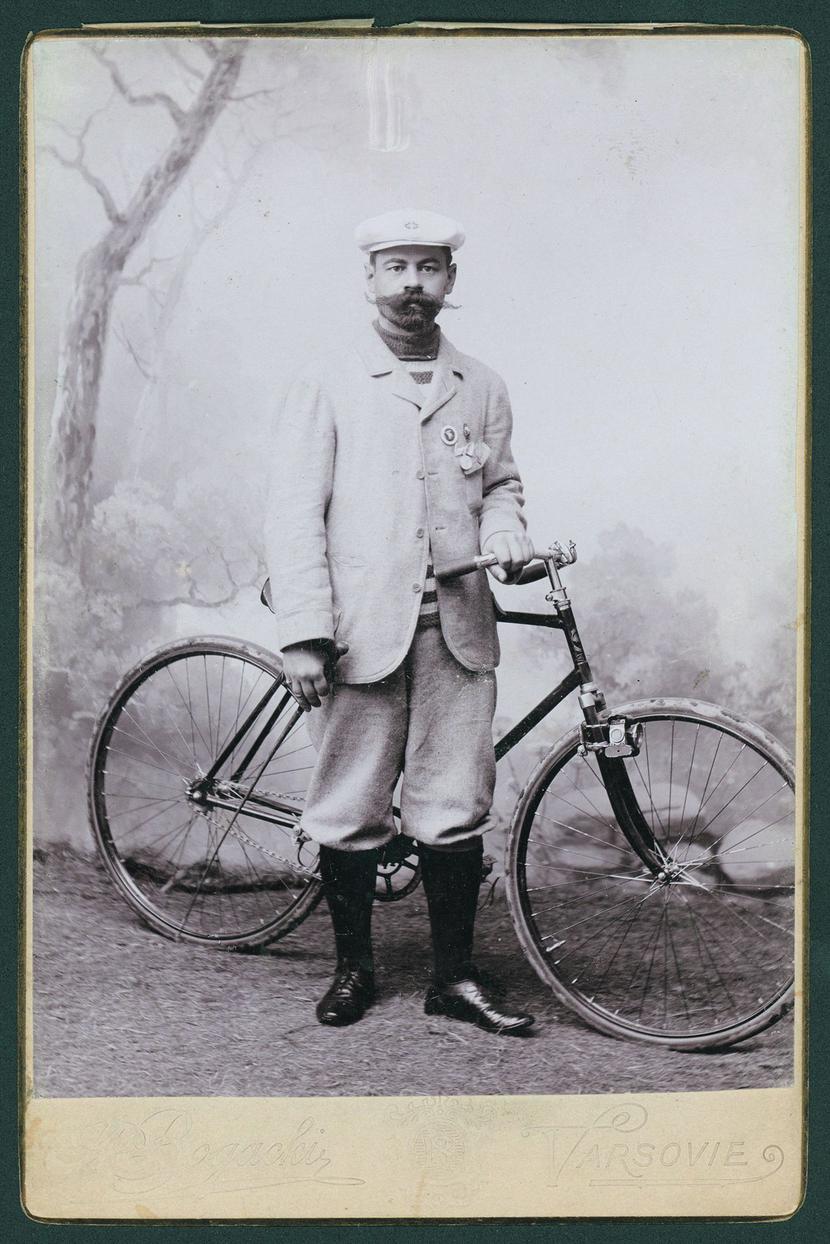 portret cyklisty portret cyklisty