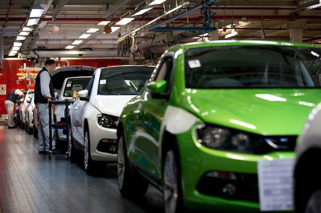 Fabryka samochodów Volkswagena (fot. Bloomberg) Fabryka samochodów Volkswagena (fot. Bloomberg)