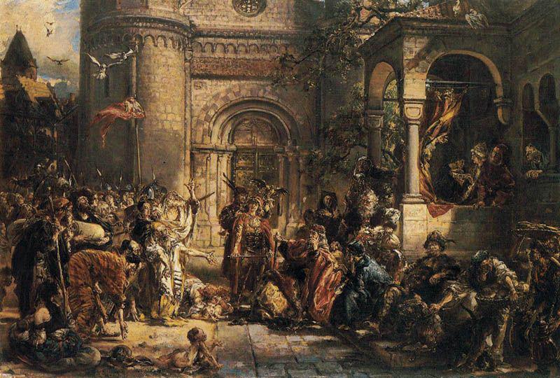 Jan Matejko, Przyjęcie Żydów w Polsce Jan Matejko, Przyjęcie Żydów w Polsce