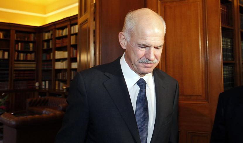 Jeorjos Papandreu (fot.: Bloomberg) Jeorjos Papandreu (fot.: Bloomberg)