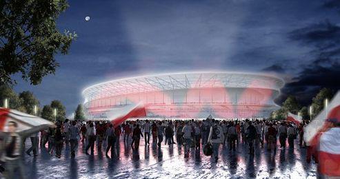 Wizualzaicja wrocławskiego stadionu Wizualzaicja wrocławskiego stadionu