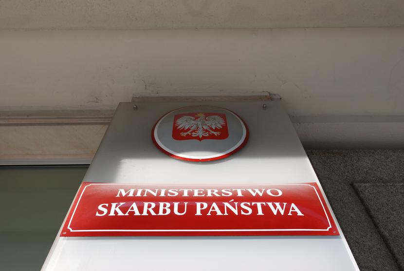 Ministerstwo Skarbu Państwa (MSP), tabliczka Ministerstwo Skarbu Państwa (MSP), tabliczka