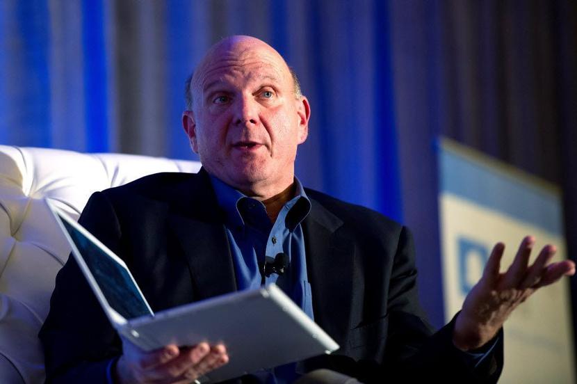 Steve Ballmer, były prezes Microsoftu, fot. Bloomberg, Steve Ballmer, były prezes Microsoftu, fot. Bloomberg,