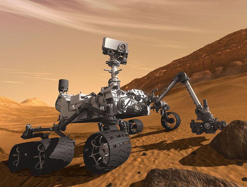 Marsjański łazik Curiosity, wykorzystujący detektory podczerwieni produkowane przez Polaków (fot. NASA) Marsjański łazik Curiosity, wykorzystujący detektory podczerwieni produkowane przez Polaków (fot. NASA)