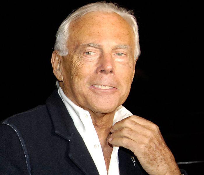 Giorgio Armani, fot. Bloomberg Giorgio Armani, fot. Bloomberg