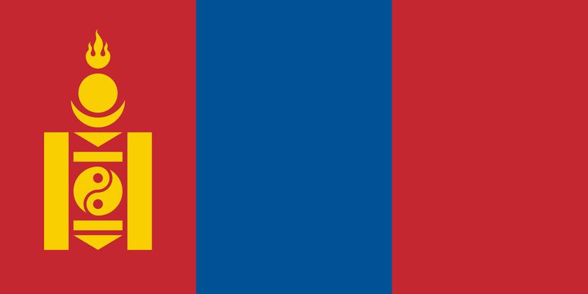 Flaga Mongolii (FOT. Wikipedia Commons) Flaga Mongolii (FOT. Wikipedia Commons)