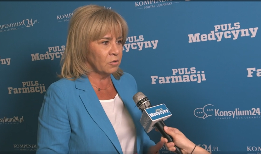 Mariola Łodzińska, prezes Naczelnej Rady Pielęgniarek i Położnych. Mariola Łodzińska, prezes Naczelnej Rady Pielęgniarek i Położnych.