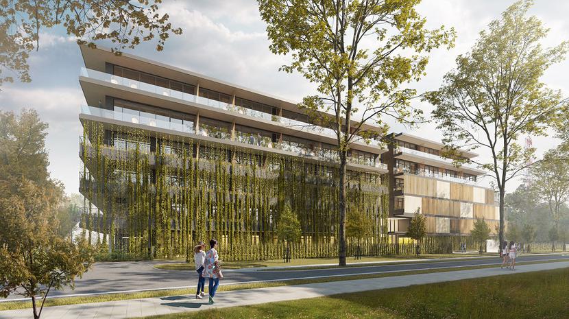 Hotel zaprojektowany został zgodnie z nowym trendem w architekturze określonym mianem biophilic. Hotel zaprojektowany został zgodnie z nowym trendem w architekturze określonym mianem biophilic.