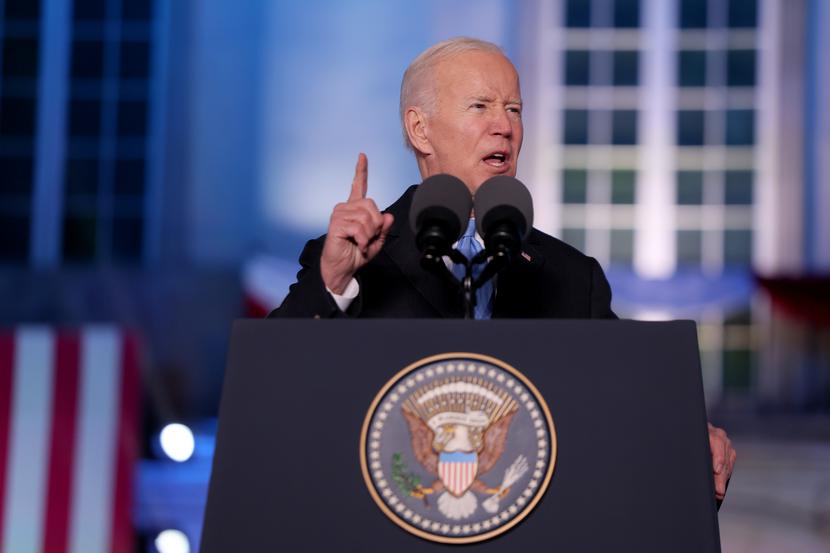 Joe Biden w Warszawie na Zamku Królewskim Joe Biden w Warszawie na Zamku Królewskim