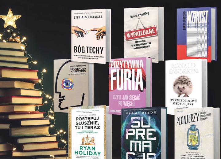 Książki to&nbsp;dobry pomysł na&nbsp;prezent na&nbsp;święta. Oto najlepsze książki pod choinkę dla przedsiębiorcy, inwestora i&nbsp;lidera