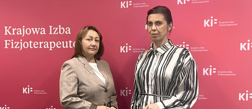 Na zdjęciu dr hab. Elżbieta Skorupska oraz Agnieszka Krawętkowska.