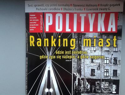 Ranking publikuje tygodnik Polityka