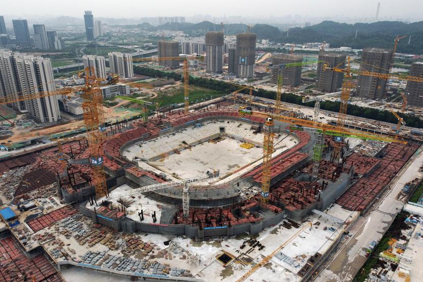 Budowa nowego stadionu Guangzhou Evergrande