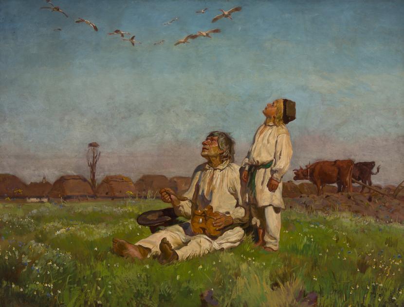 Józef Chełmoński, „Bociany”, 1900 r.
