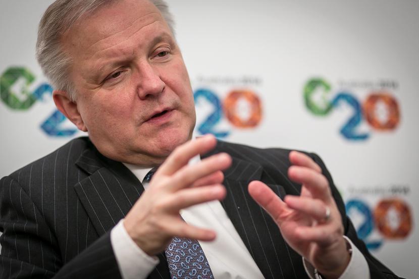 Olli Rehn, fot. Bloomberg