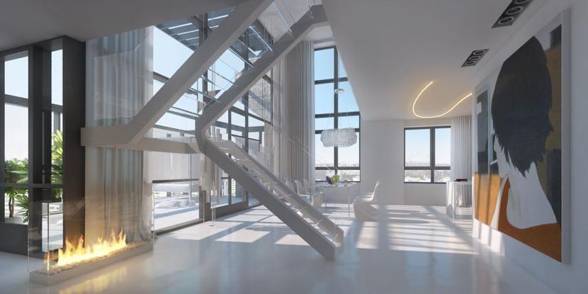 Przykładowy penthouse w Platinum Towers.