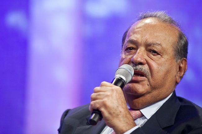 Carlos Slim (fot. Bloomberg)