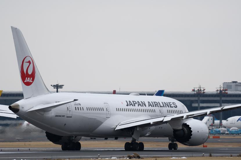 Jeden z samolotów linii lotniczych Japan Airlines