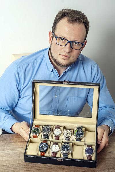 Kolekcja. W zbiorach Macieja Mazurkiewicza, łódzkiego onkologa i pasjonata zegarków, znajdują się głównie czasomierze marek niezależnych i małych producentów.