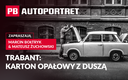 Trabant: Karton opałowy z duszą. PB AUTOPORTRET.