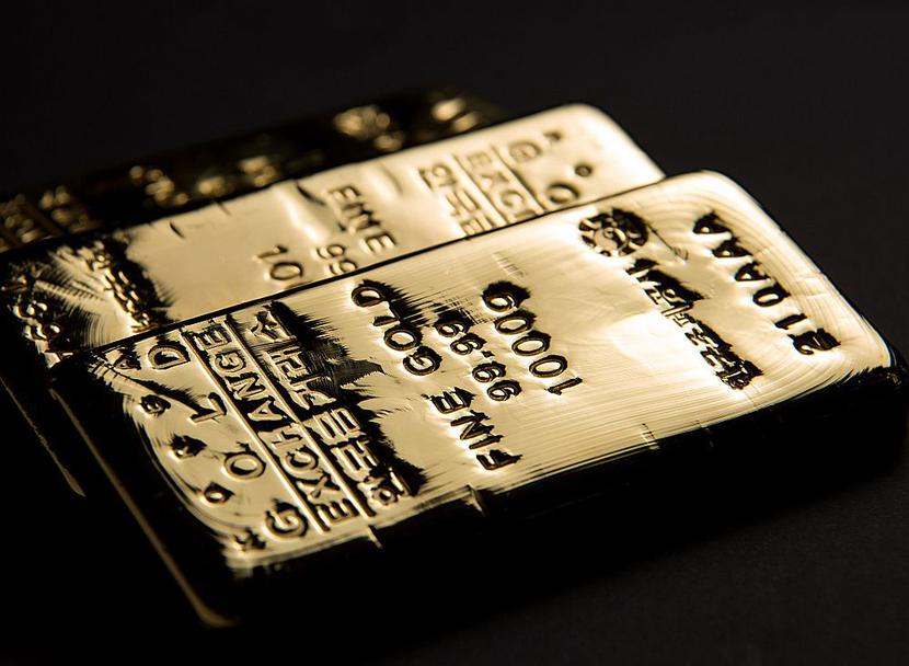 Sztabki złota (FOT. Bloomberg)