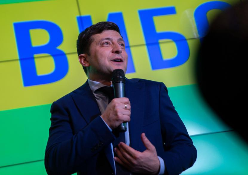 Wołodymyr Zełenski, fot. Bloomberg