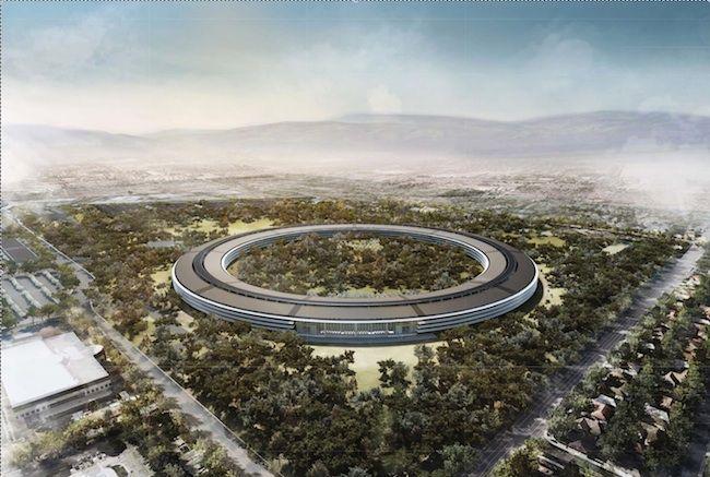 Projekt nowej siedziby Apple FOT. Bloomberg
