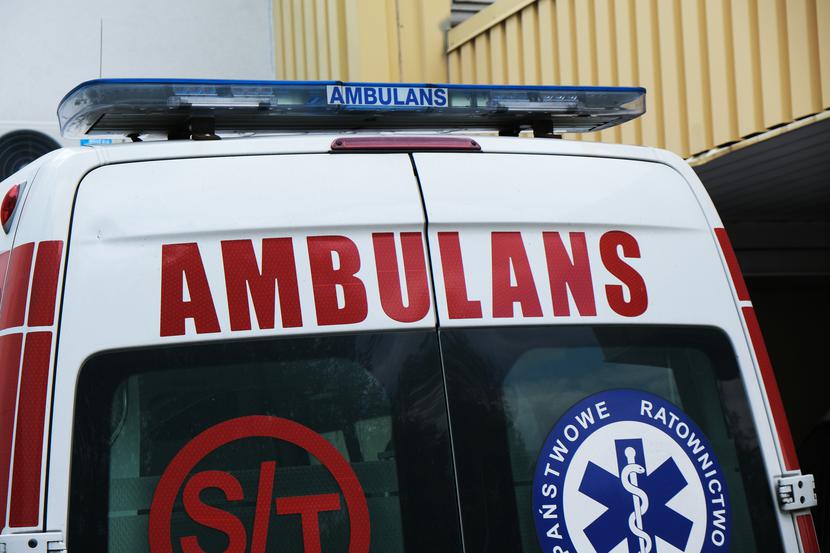 Katowice/Poland May 08/2019. Ambulance on a signal is going to rescue life! Katowice/Poland May 08/2019. Ambulance on a signal is going to rescue life!