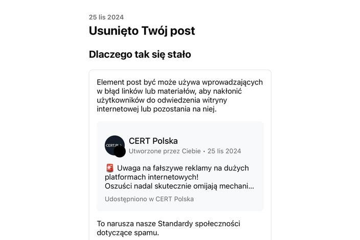Oflagowani przez scamerów: