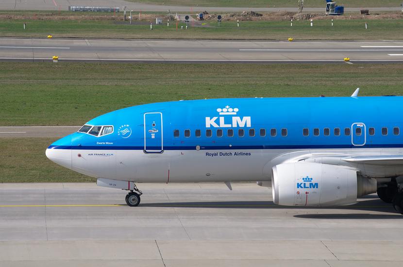 Samolot Holenderskich linii lotniczych KLM Samolot Holenderskich linii lotniczych KLM