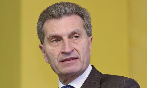 Guenther Oettinger; fot. Bloomberg