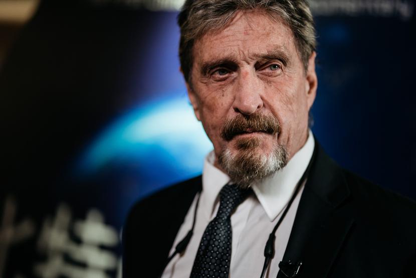 John McAfee, fot. Bloomberg