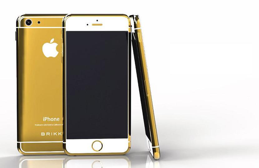 iPhony w żółtym, 24-karatowym złocie kosztują od 4495 USD (FOT. brikk.com)