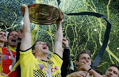Borussia Dortmund po zdobyciu tytułu (fot. bvb.de)