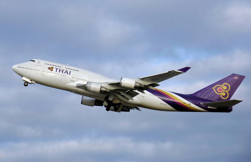 Boeing 747-400 Lini Thai Airways