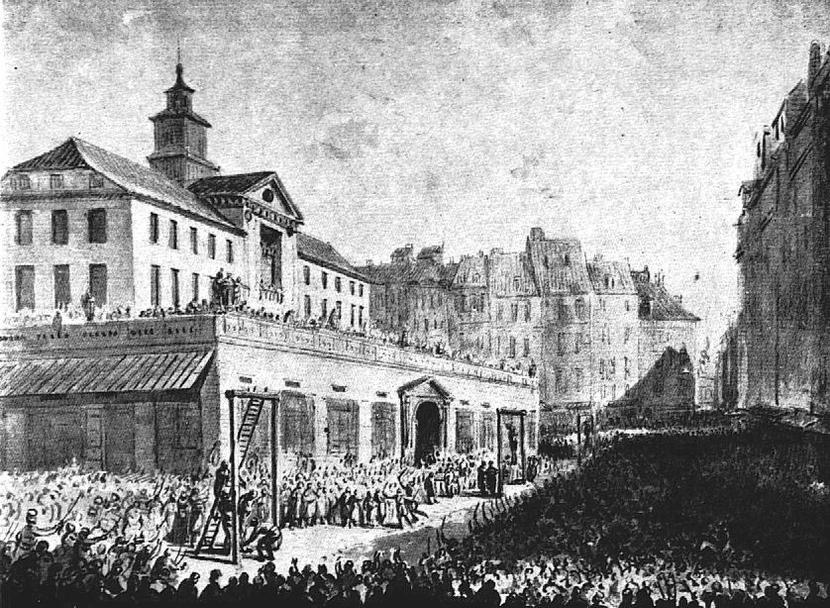 Wykonanie wyroku Sądu Kryminalnego Księstwa Mazowieckiego na Rynku Starego Miasta w Warszawie 9 maja 1794