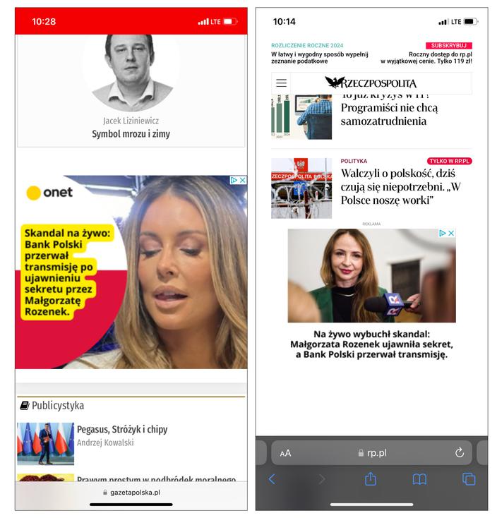 Wysyp fałszywych reklam: