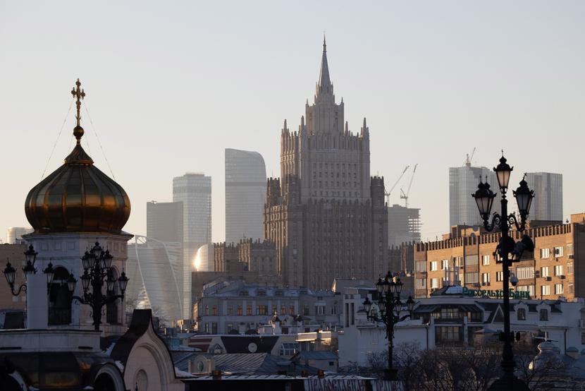 Siedziba rosyjskiego Ministerstwa Spraw Zagranicznych. Moskwa, Rosja