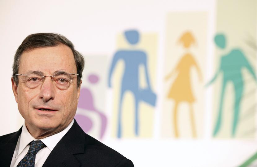 Mario Draghi, szef Europejskiego Banku Centralnego