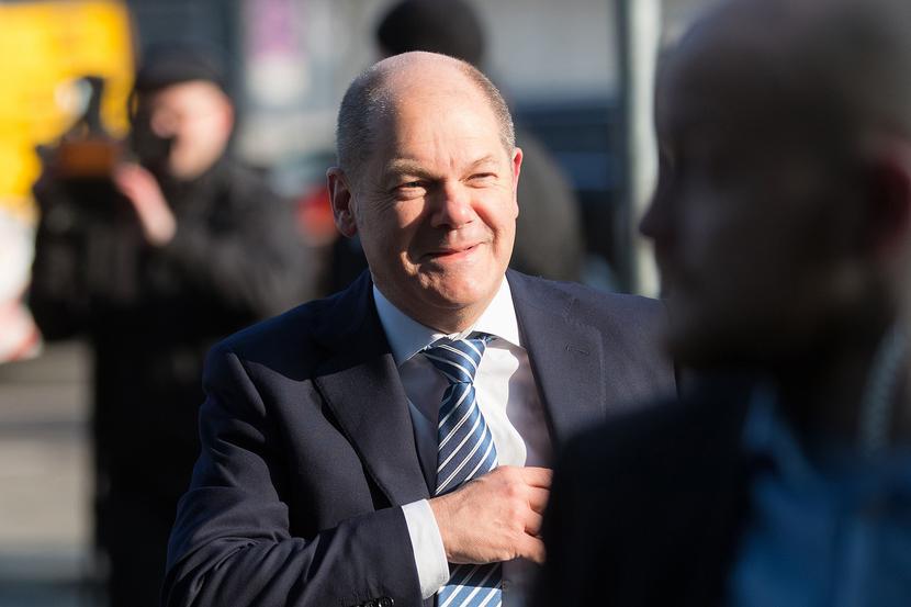 Olaf Scholz, fot. Bloomberg