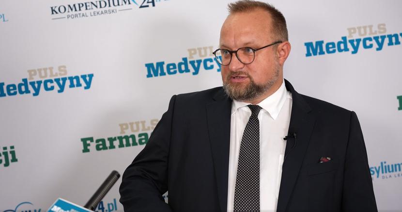 Na zdj. Krzysztof Kopeć, prezes PZPPF - Krajowi Producenci Leków. 