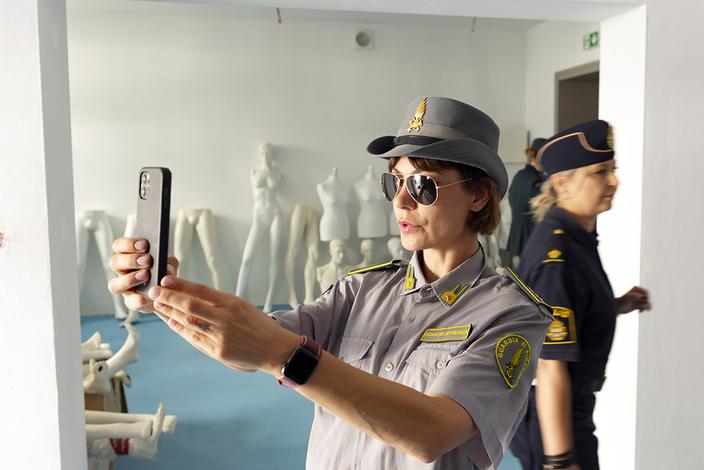Selfie w uniformie: